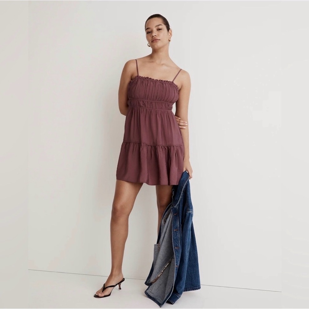 Madewell Sophia Cami Tiered Mini Dress